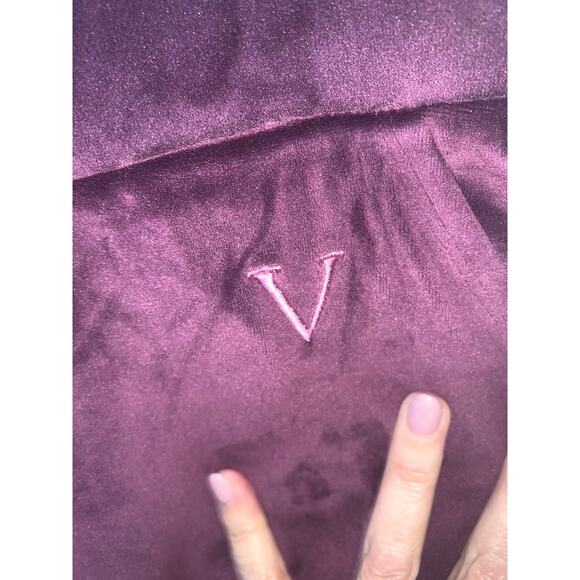 Victoria's‎ Secret Women's XL Purple Velour Jogger Pants Casual - Picture 2 of 8